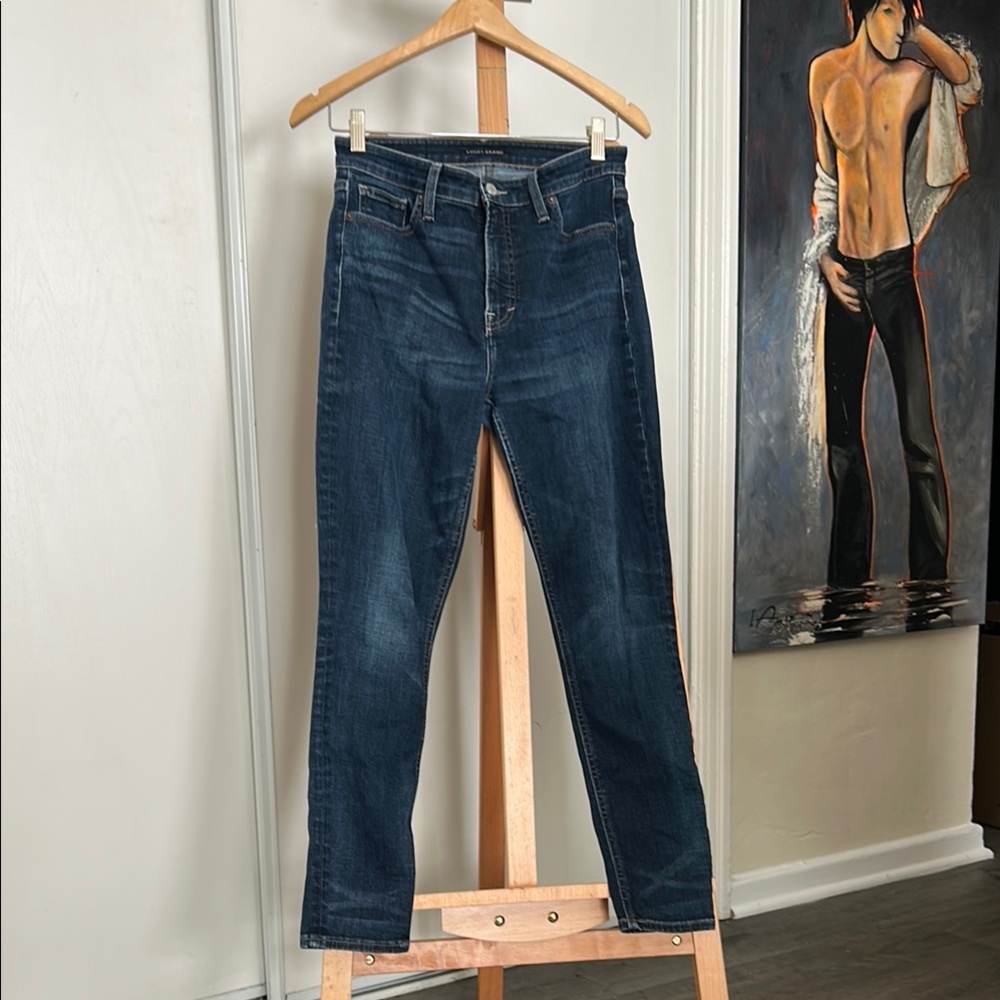 Lucky Brand High Rise Dark Blue Jeans